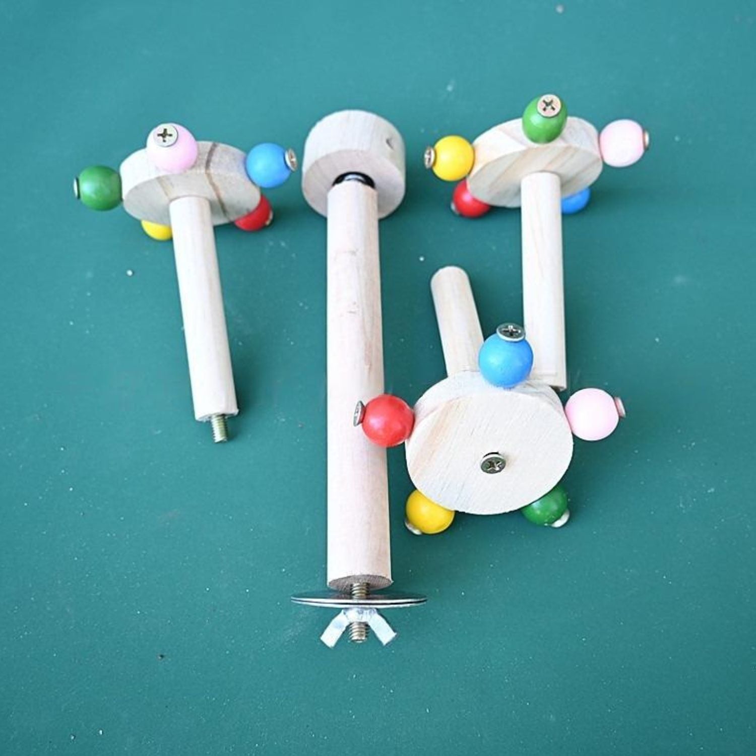 parrot speelstandaard onderdelen met kralen